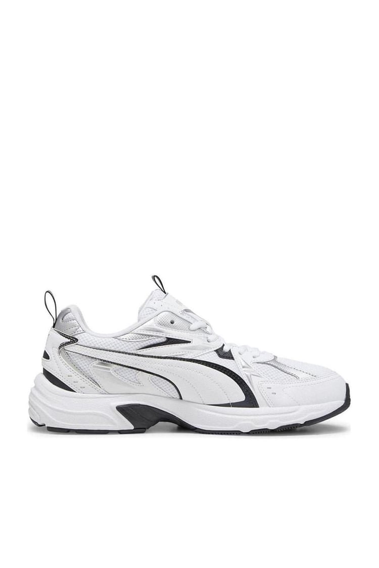 Puma 392322 01 Mılenıo Tech Puma White-Puma Black-Puma Sılver