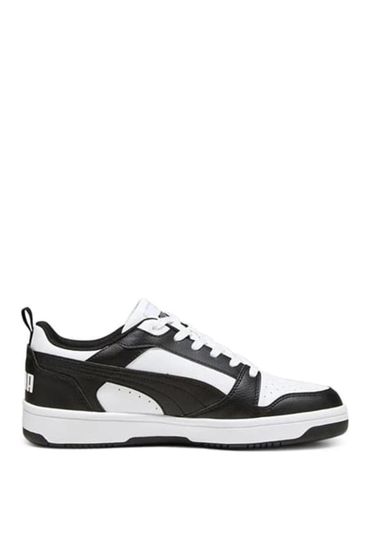 Puma 392328 01 Rebound V6 Low Puma White-Puma Black-Pum Yetişkin Erkek Sneaker Ayakkabısı
