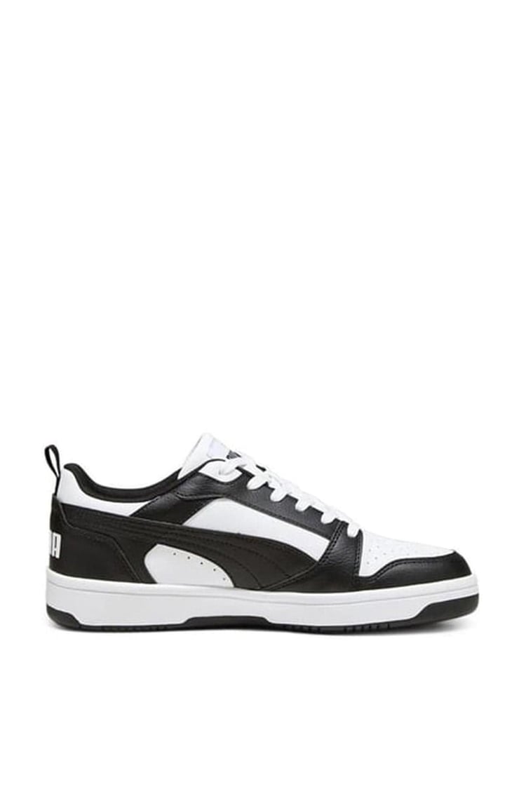 Puma 392328 01 Rebound V6 Low Puma White-Puma Black-Pum Yetişkin Erkek Sneaker Ayakkabısı