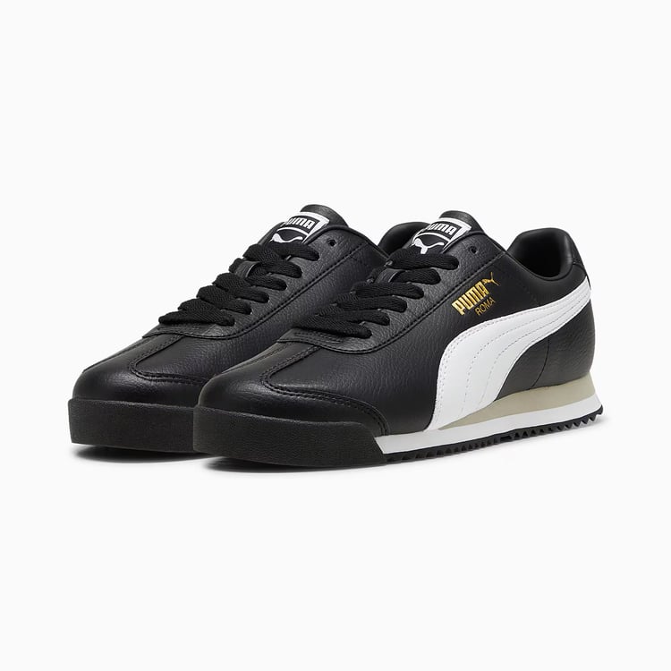 Puma 396868 02 Roma 24 Standard Puma Black-Puma Whıte-Smokey Gray ...