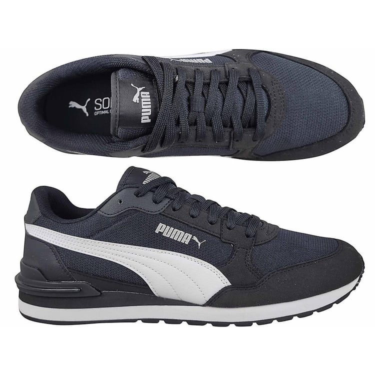 Puma 399666-01 St Runner V4 Mesh Puma Black-Puma Whıte-Puma Sılver Mrd Yuruyus Ayakkabısı