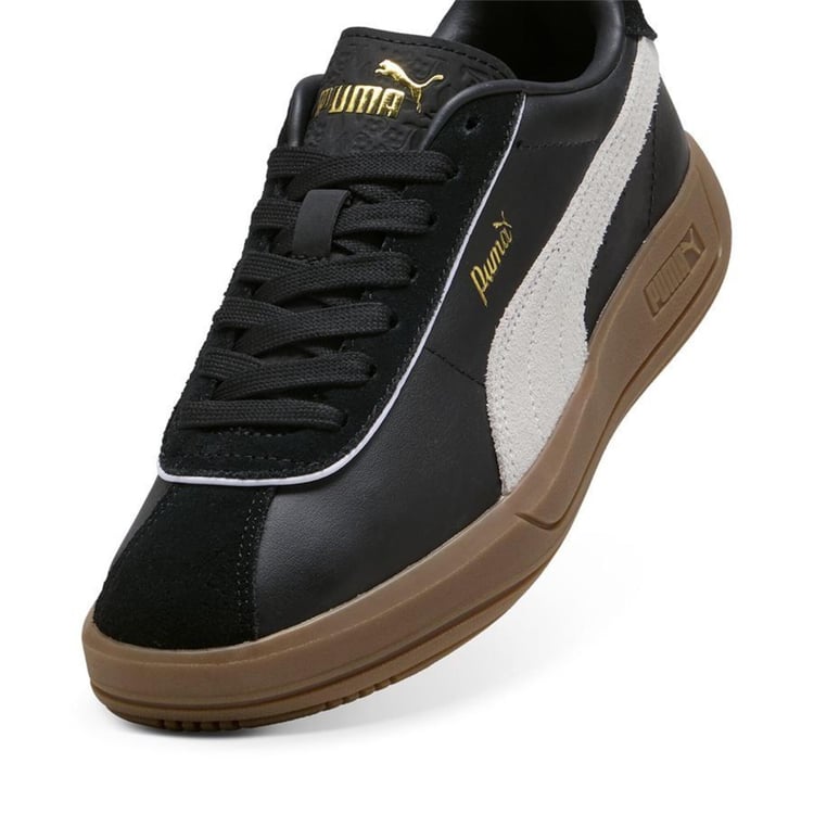 Puma 400364 02 Puma Club Klassıka Puma Black-Puma Whıte-Puma Gold Zenne Yuruyus Ayakkabısı