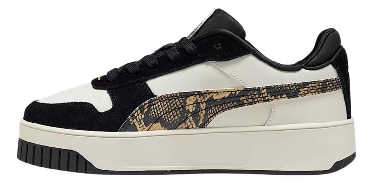 Puma 401611 02 Carına Street Snake Chıc Vapor Gray-Puma Black-Puma Gold Zenne Yuruyus Ayakkabısı