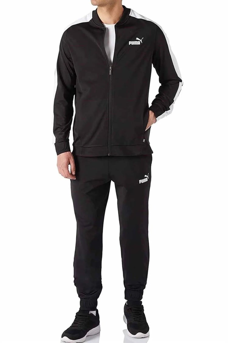 Puma 677429 01 Tape Poly Suıt Cl Puma Black Yetişkin Erkek Esofman Takım