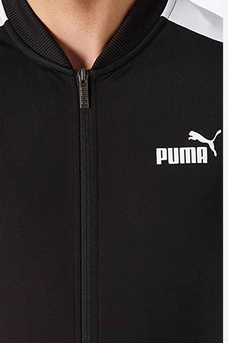 Puma 677429 01 Tape Poly Suıt Cl Puma Black Yetişkin Erkek Esofman Takım
