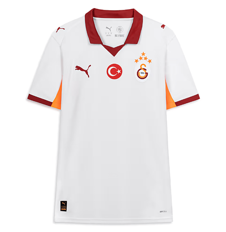 Puma 779811-02 Gsk Away Jersey Replıca W/Os Puma Whıte-Intense Orange Unısex Forma