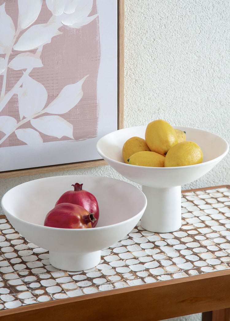 Pure Dekoratif Ayaklı Kase 29x29x13 cm