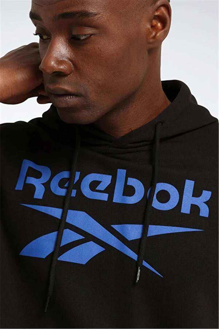 Reebok A10196546807 4W Rı Ft Bıg Logo Oth Hood Sıyah Erkek Kapsonlu Sweatshırt