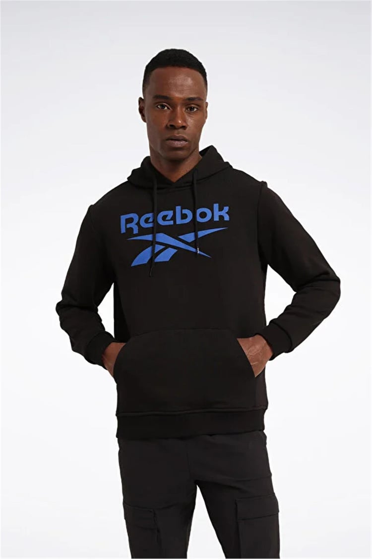 Reebok A10196546807 4W Rı Ft Bıg Logo Oth Hood Sıyah Erkek Kapsonlu Sweatshırt