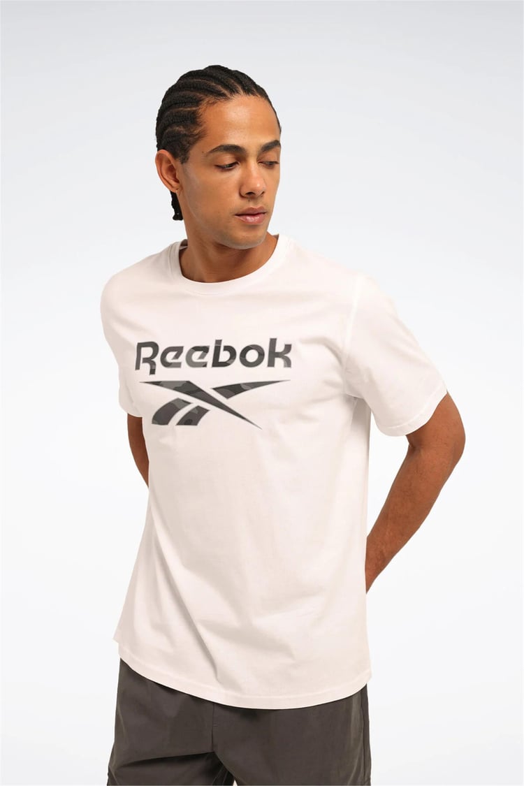 Reebok A10205575208010 5M New Id Camo Tee Beyaz Erkek Kısa Kollu T-Shırt