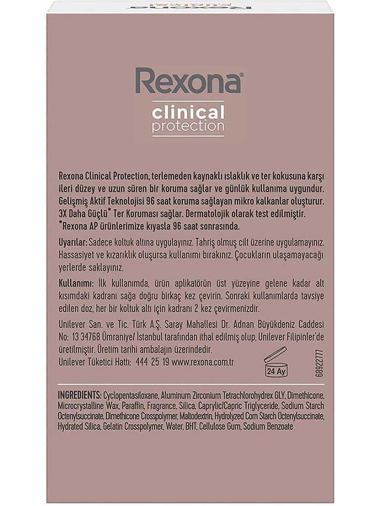 REXONA 45 ML CLINICAL PROTECTION SHOWER CLEAN