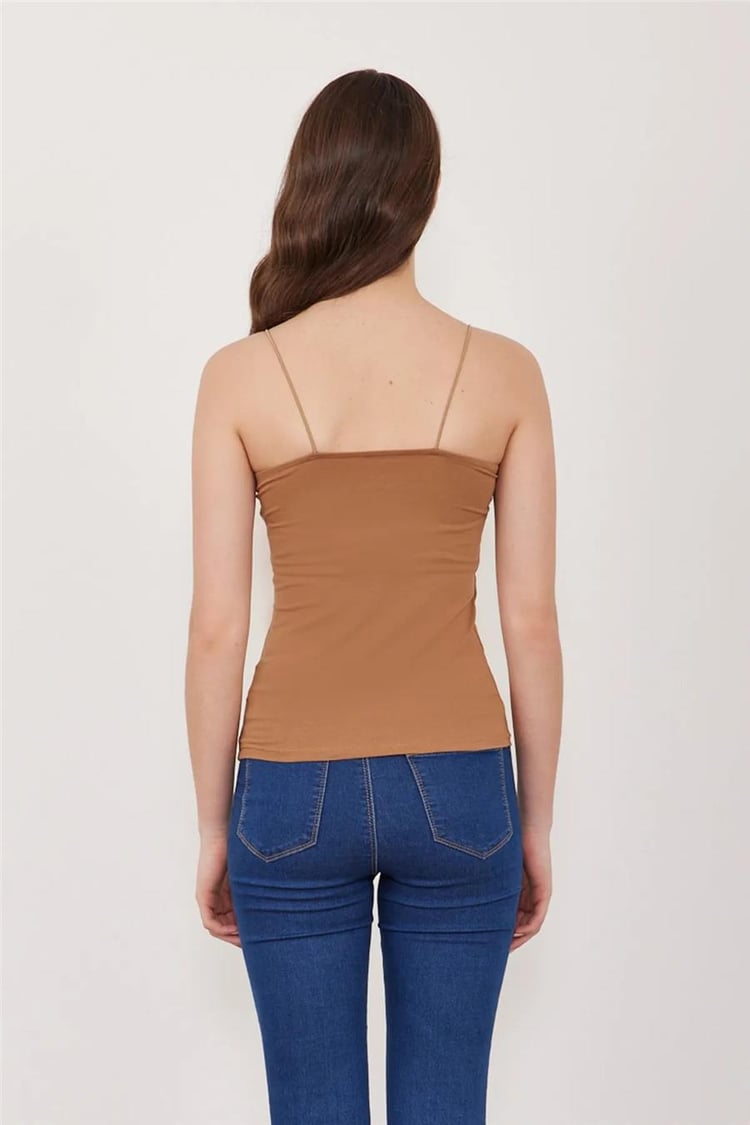 Rsp R848 Vizon Uzun Krop İp Askılı T-Shirt