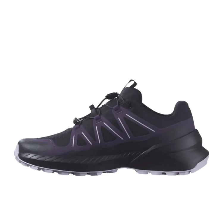 Salomon Speedcross Peak W 5846 Black-Nıghtshade-Orchıd Petal Kadın Patika Koşu Ayakkabısı