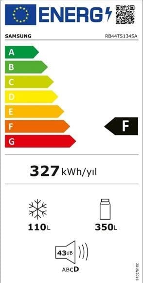 Samsung Rb44ts134sa/tr Kombi No-frost Buzdolabı