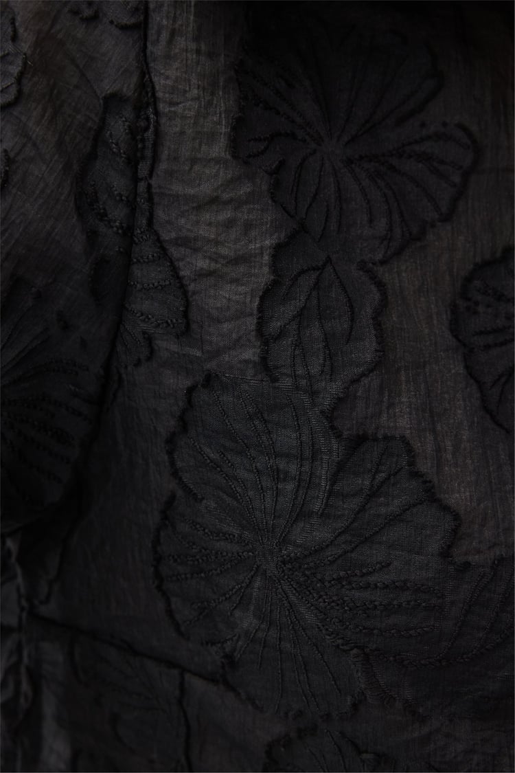 Sateen Y26 2133-2190 Belica Gömlek Siyah