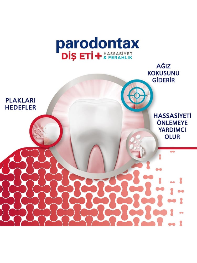 SENSODYNE 75 ML  P.DONTAX DIS ETI+HASSASIYET FERAHLIK