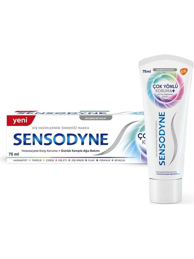 SENSODYNE 75ML COK YONLU KORUMA BEYAZLATICI