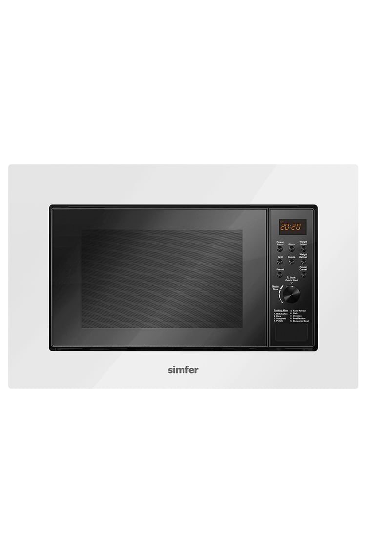 Simfer 2360 23Litre Ankastre Mikrodalga Fırın Beyaz