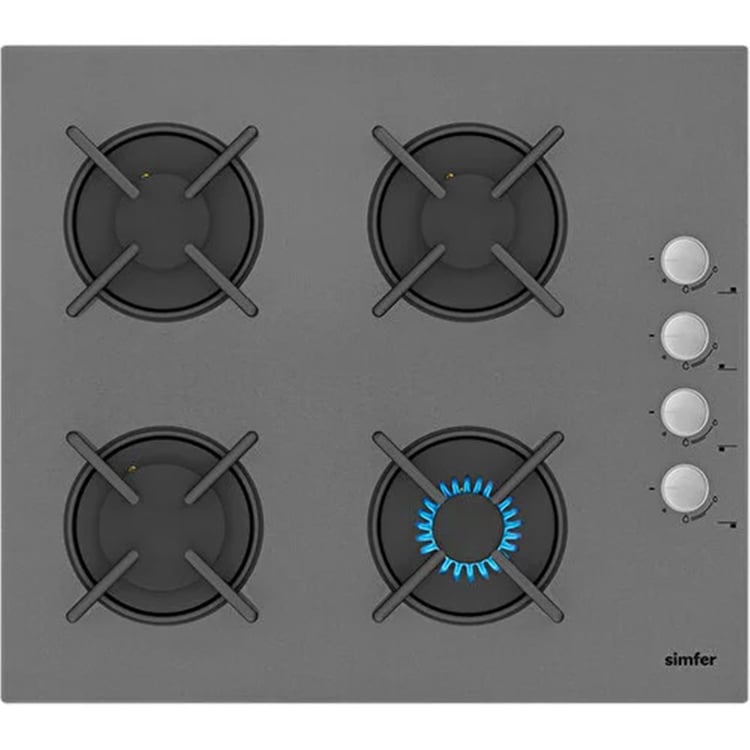 Sımfer 3537 4g 60 Cm Sılver Cam Ank. Ocak Yeni Model