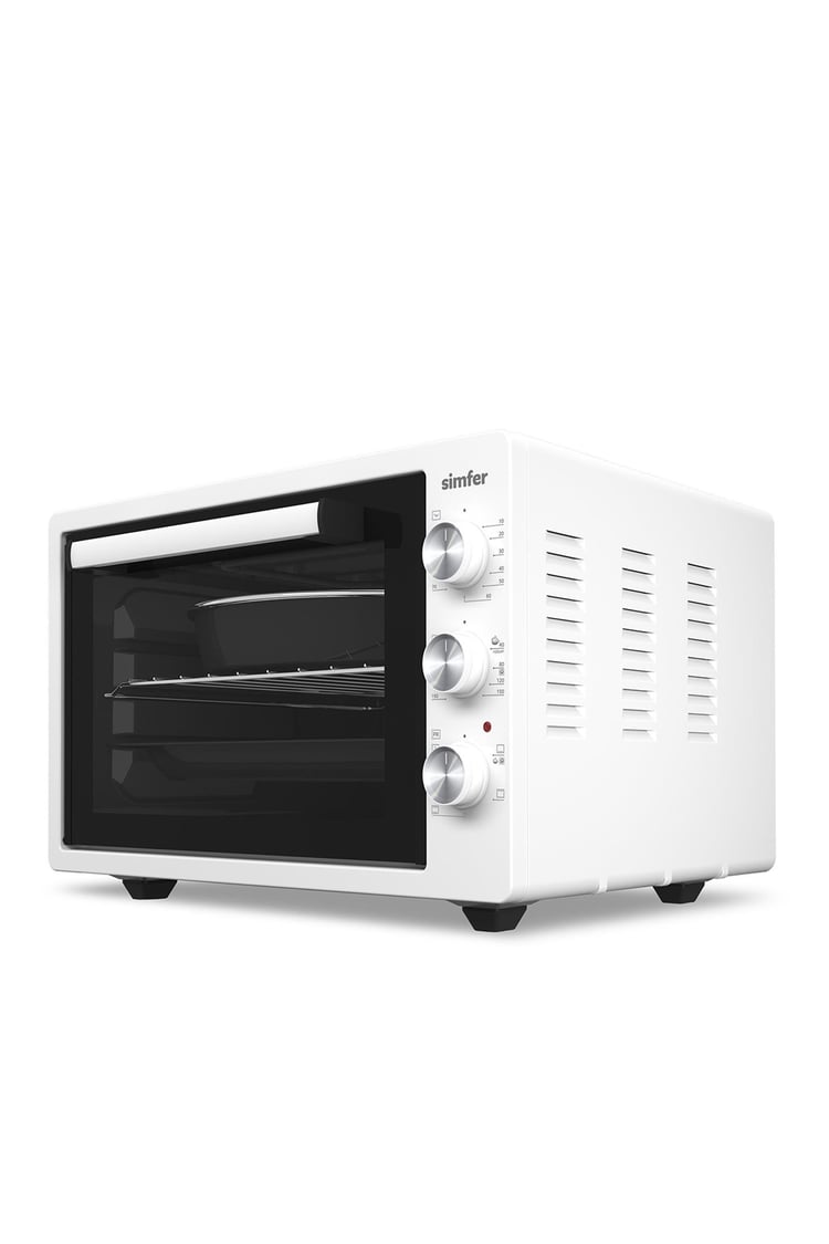 Simfer M-4242 42Litre Beyaz Midi Fırın 6 Fonksiyon Turbo