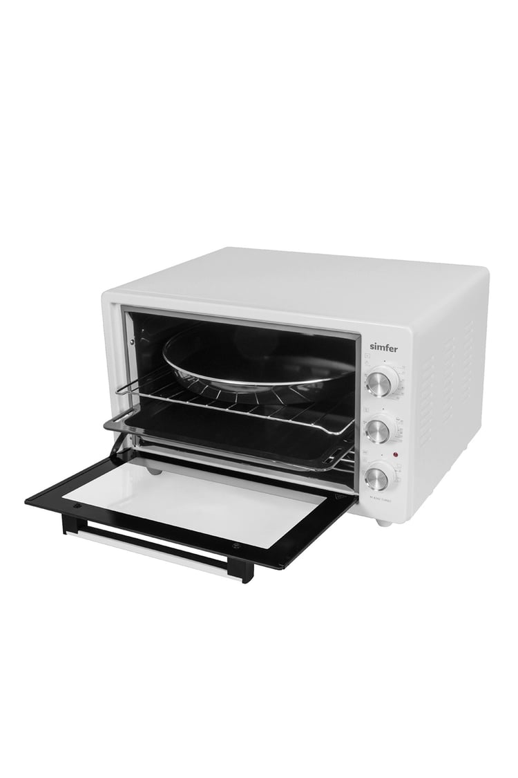 Simfer M-4242 42Litre Beyaz Midi Fırın 6 Fonksiyon Turbo