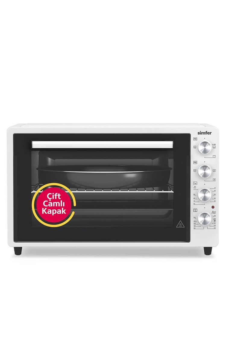 Simfer M-7032 70Litre Beyaz Midi Fırın Turbo