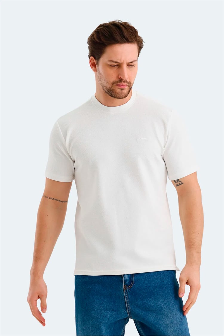 Slazenger Breeze Ekru Erkek T-Shırt