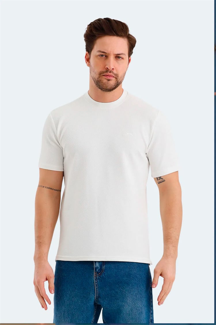 Slazenger Breeze Ekru Erkek T-Shırt