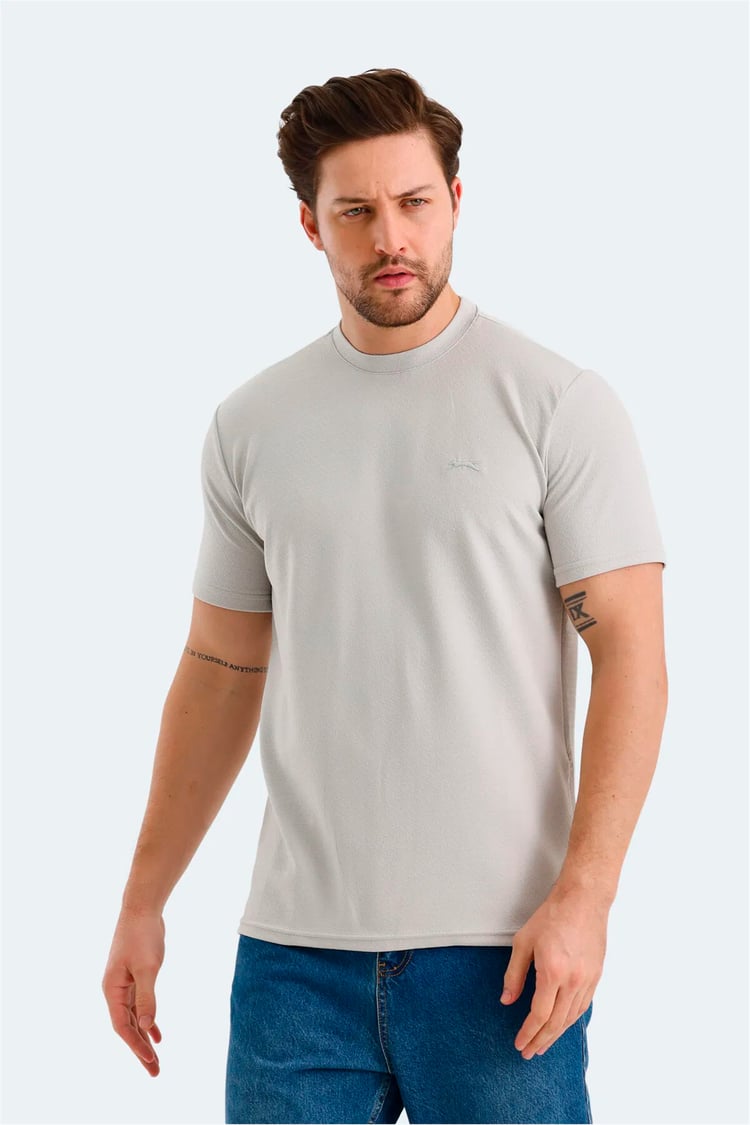 Slazenger Breeze Grı Erkek T-Shırt