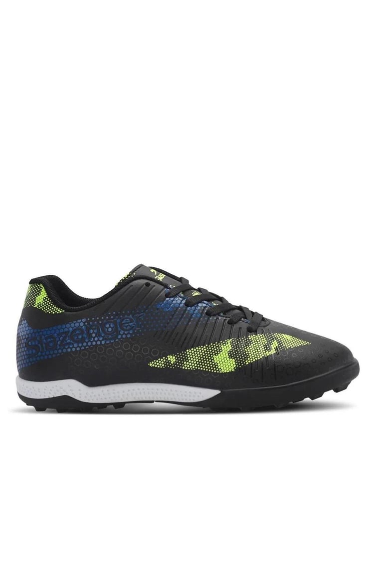 Slazenger Cyprus Hs. G Sıyah / Yesıl Garson Futbol Ayakkabısı