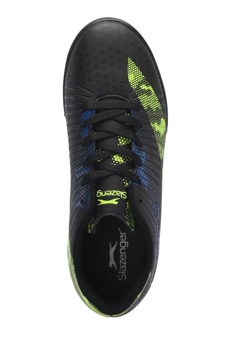 Slazenger Cyprus Hs. G Sıyah / Yesıl Garson Futbol Ayakkabısı