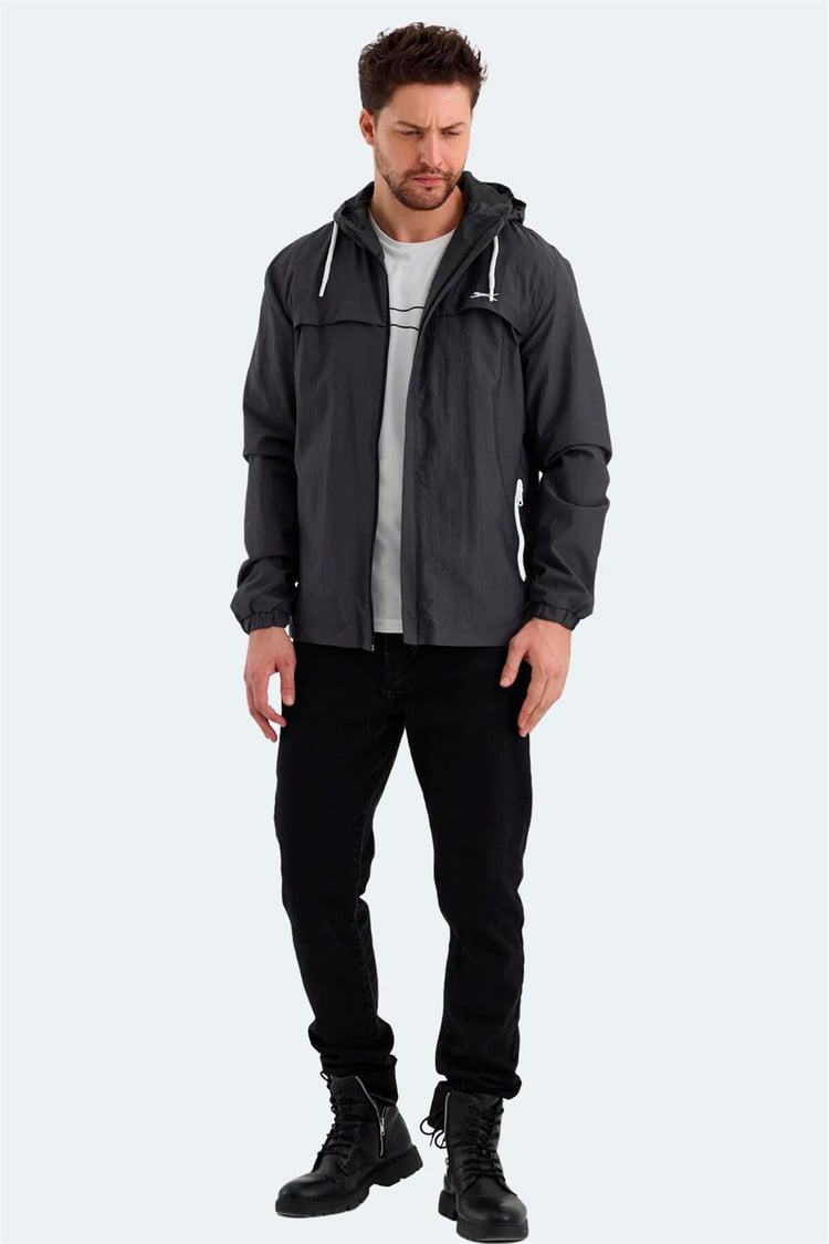 Slazenger Hanga Antrasıt Erkek Yagmurluk