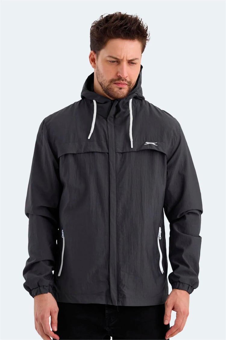 Slazenger Hanga Antrasıt Erkek Yagmurluk