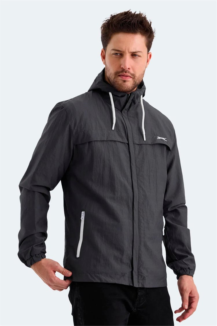 Slazenger Hanga Antrasıt Erkek Yagmurluk
