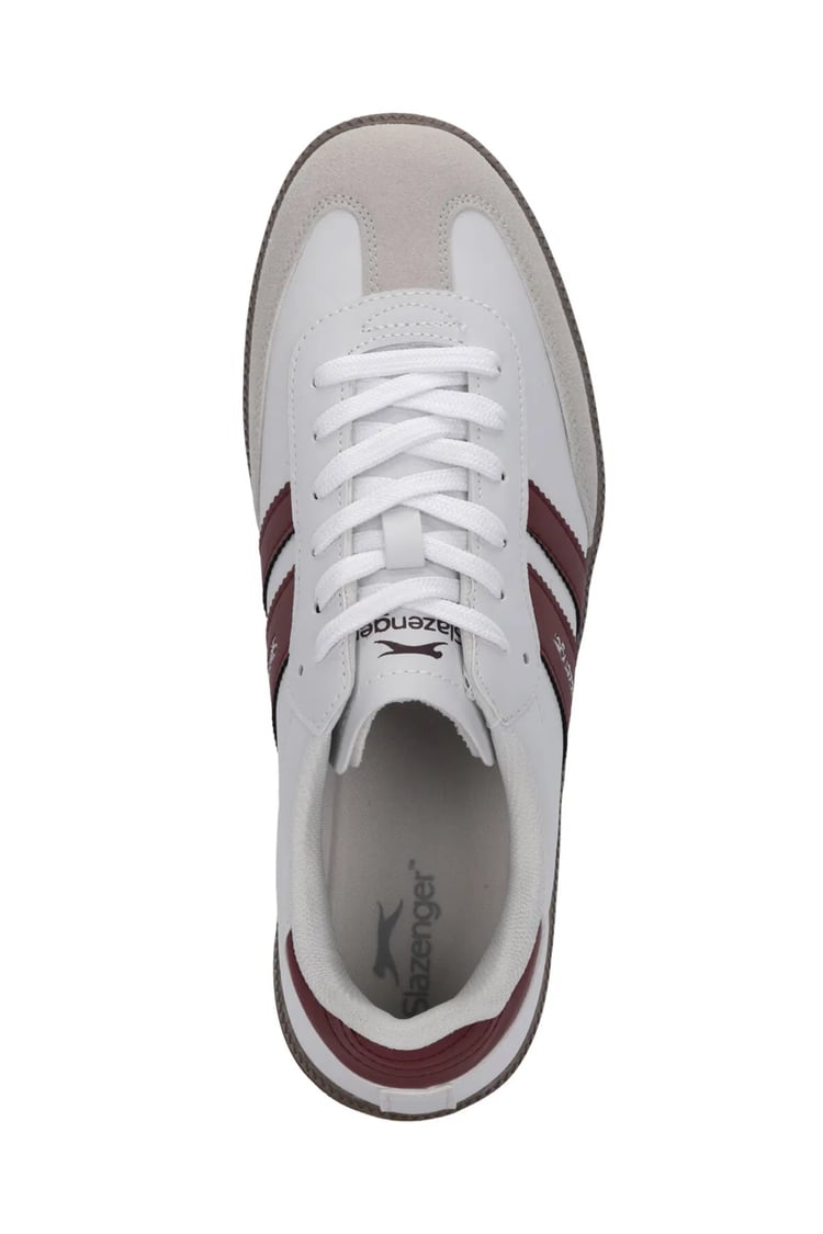 Slazenger Indıa G Beyaz / Bordo Garson Sneaker Ayakkabı