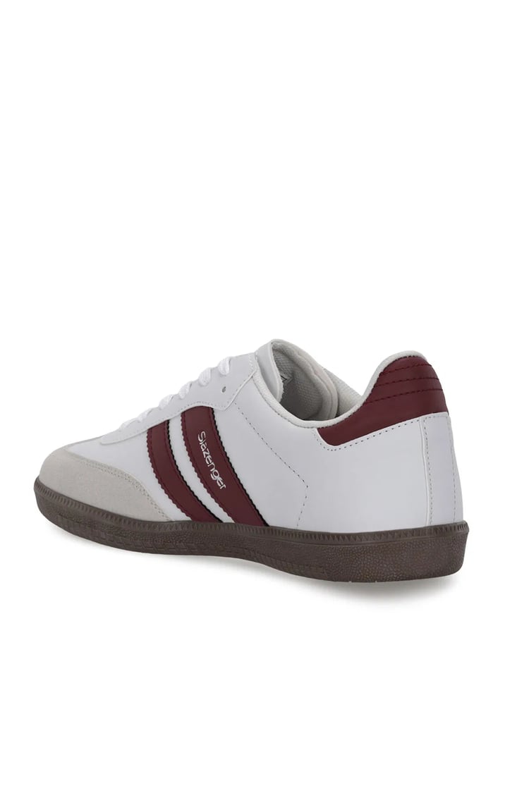 Slazenger Indıa G Beyaz / Bordo Garson Sneaker Ayakkabı