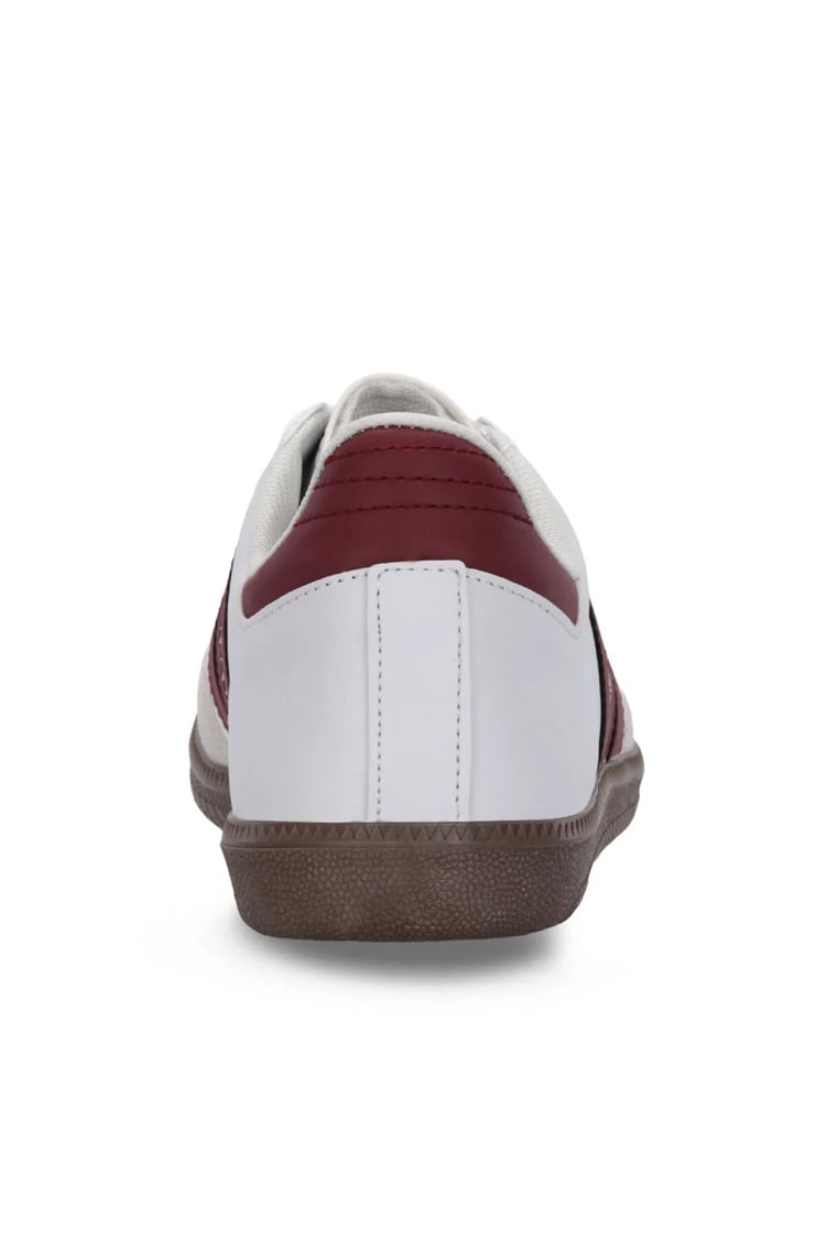 Slazenger Indıa G Beyaz / Bordo Garson Sneaker Ayakkabı
