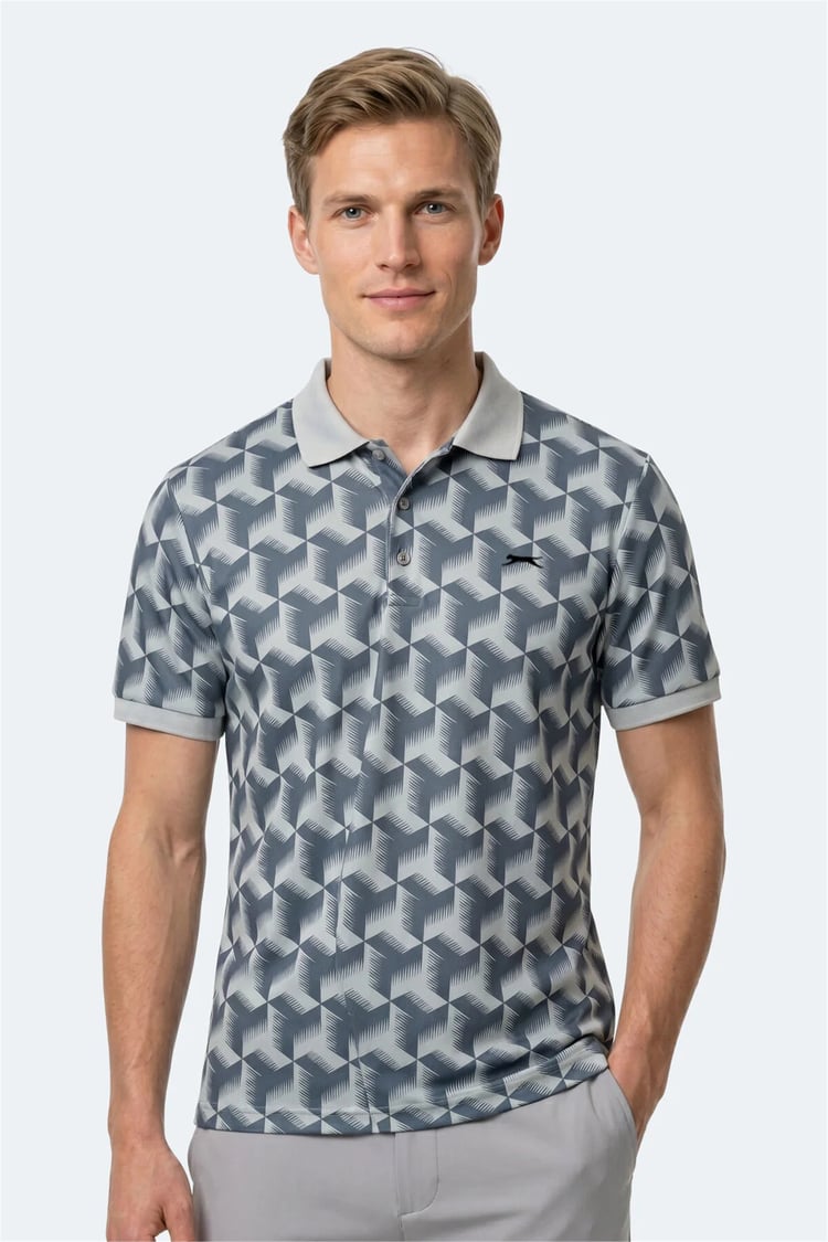 Slazenger Katarın Grı Erkek T-Shırt