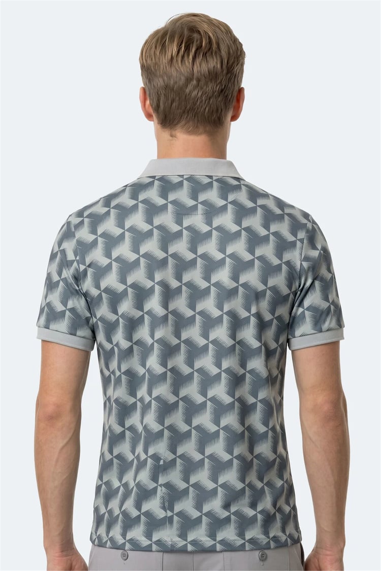 Slazenger Katarın Grı Erkek T-Shırt