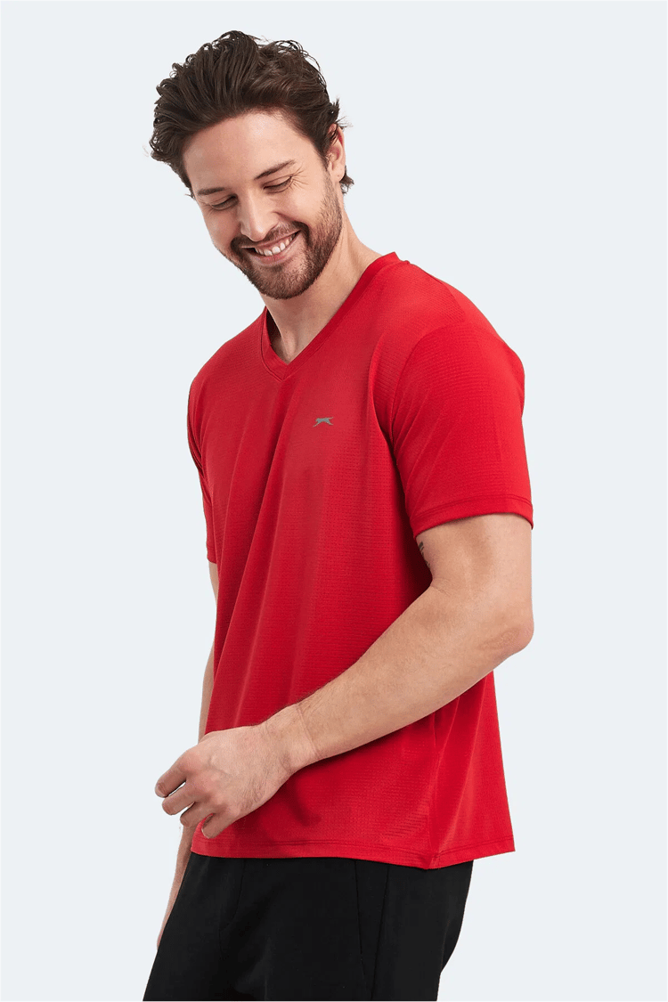 Slazenger Katrıına Kırmızı Erkek T-Shırt