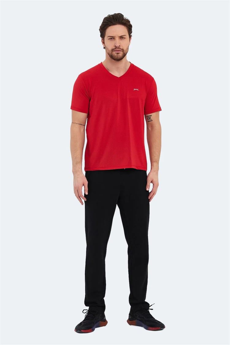 Slazenger Katrıına Kırmızı Erkek T-Shırt