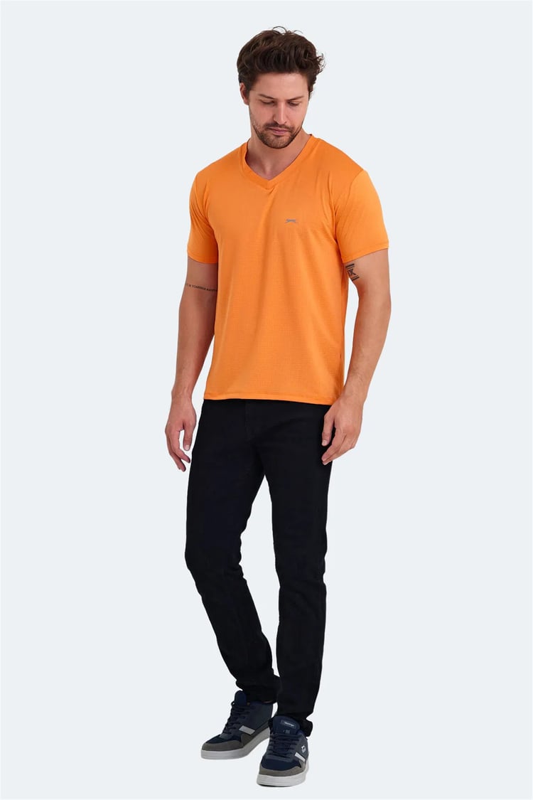 Slazenger Katrıına Turuncu Erkek T-Shırt
