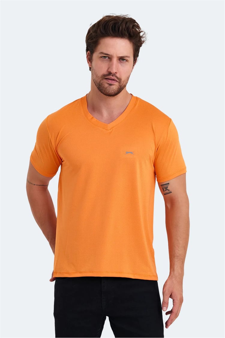Slazenger Katrıına Turuncu Erkek T-Shırt