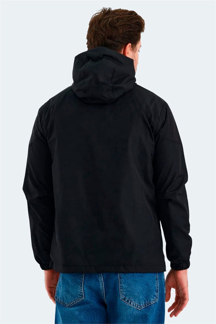 Slazenger Nıchol Ktn Sıyah Erkek Yagmurluk