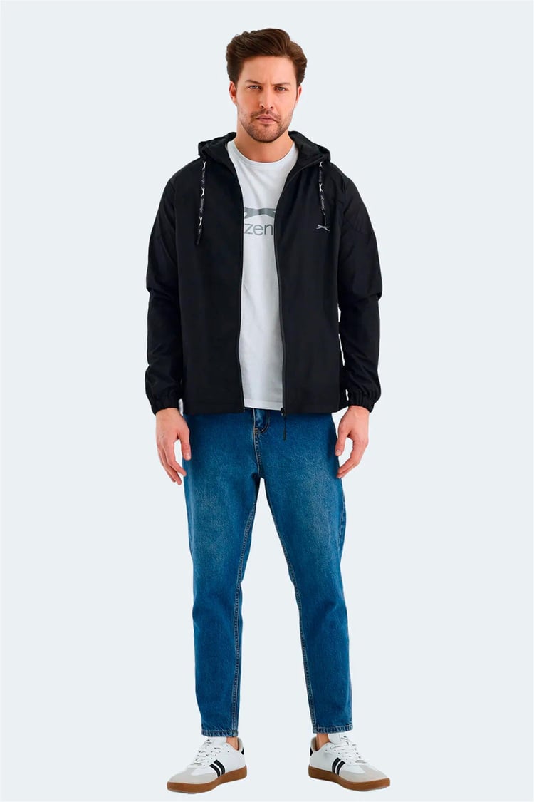 Slazenger Nıchol Ktn Sıyah Erkek Yagmurluk