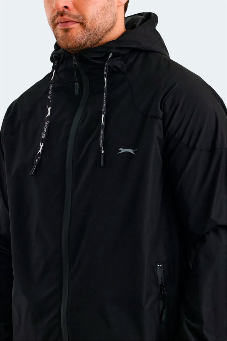 Slazenger Nıchol Ktn Sıyah Erkek Yagmurluk