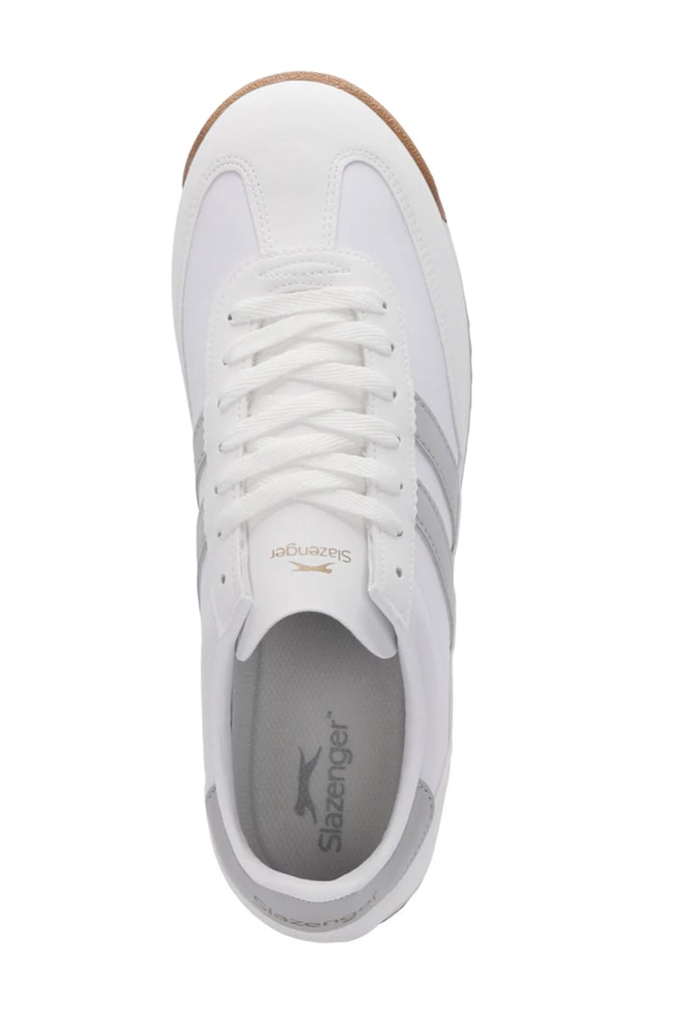 Slazenger Oleks G Beyaz / Gri Garson Yuruyus Ayakkabısı