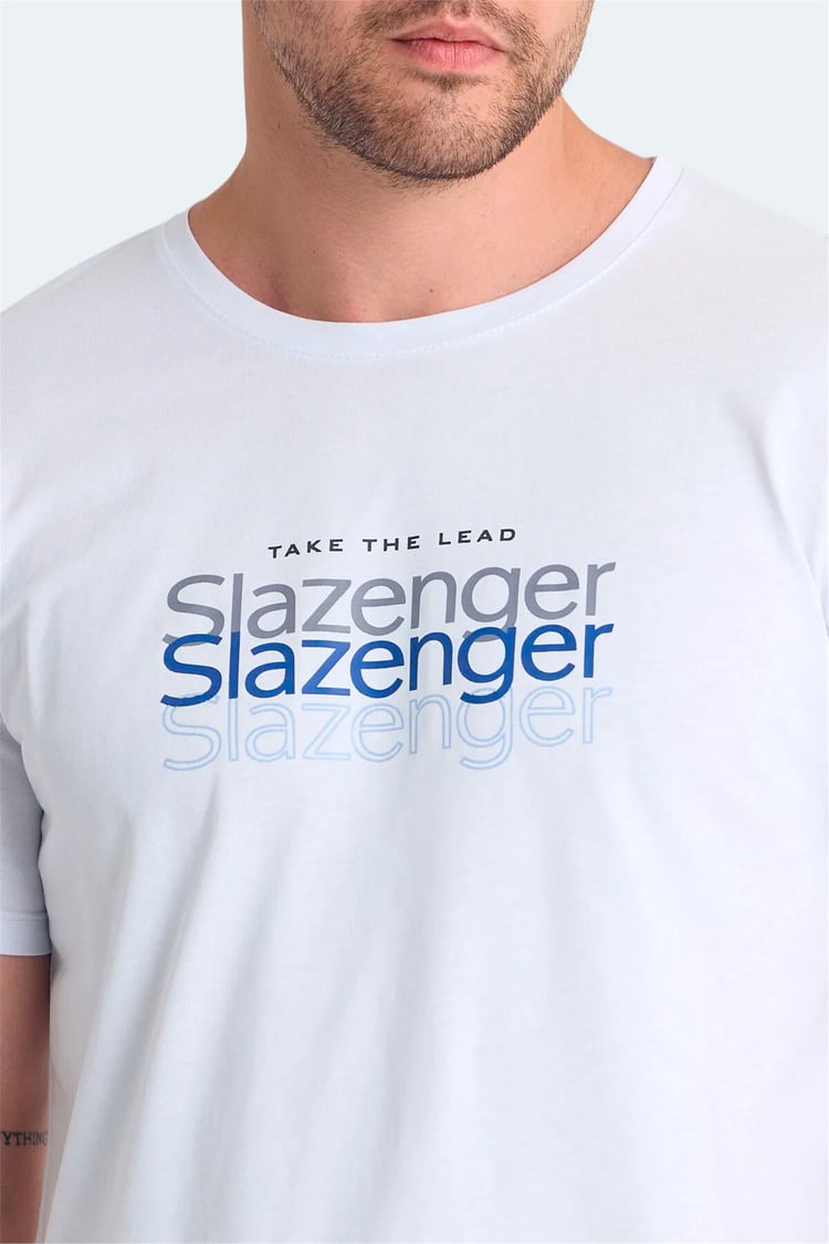 Slazenger Pallu I Beyaz Erkek T-Shırt