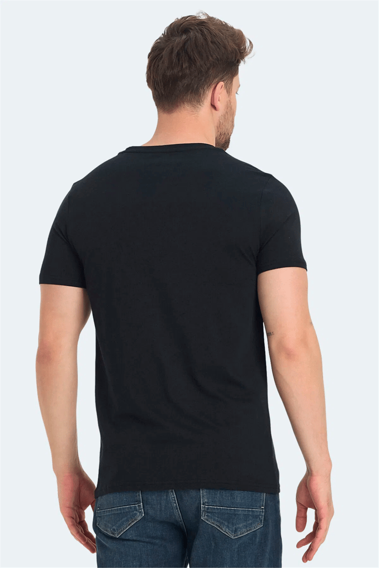 Slazenger Ratan Sıyah Erkek T-Shırt