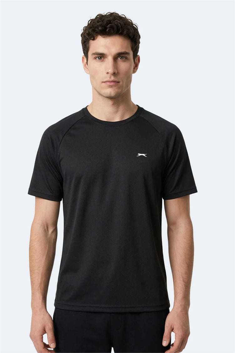 Slazenger Redtaıl Sıyah Erkek T-Shırt